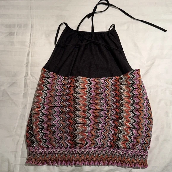 Ramy Brook Patterned Halter Top size Medium - Picture 2 of 4